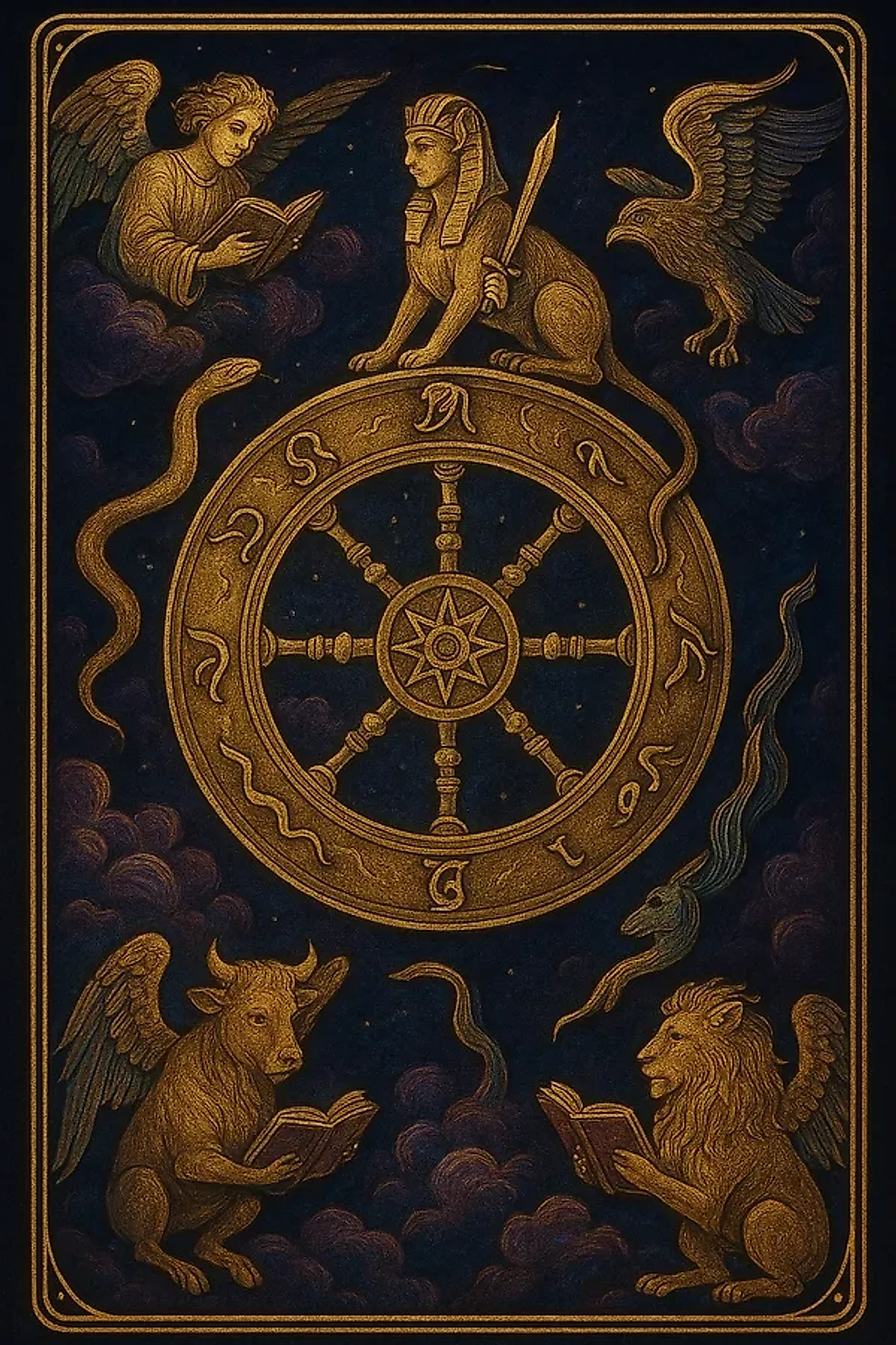 An original Esoteric Eye tarot card